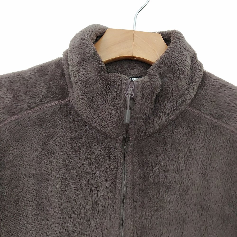Mountain Hardwear Monkey Woman Fleece Jacket Womens Medium Mauve Polartec Zip Up - Image 8